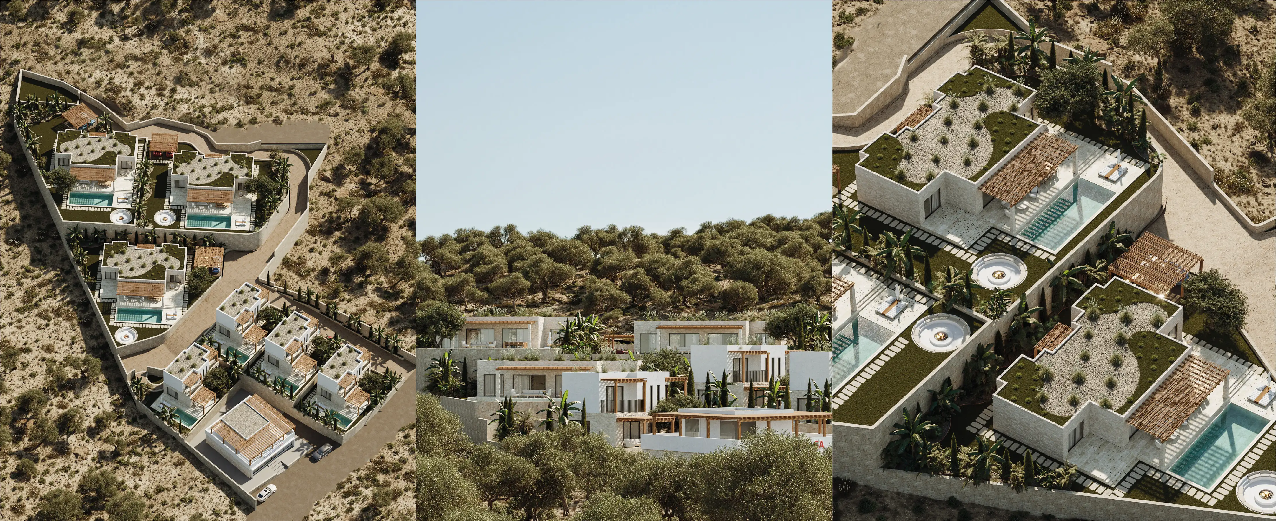 Ege Denizi manzaralı sonsuzluk havuzlu lüks villa